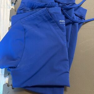 Mango Men's Blue Scrub Top